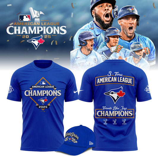 Toronto Blue Jays 2025 American League Champions T-shirt | QT33 Moonbestprint