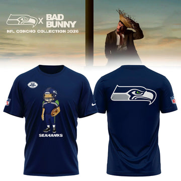 Seattle Seahawks x Bad Bunny 2026 Special Edition T-shirt | JD56 Moonbestprint