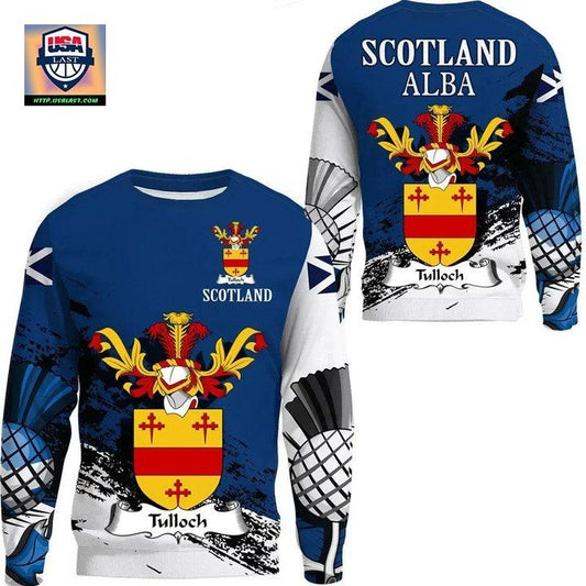 Tulloch Scottish Family Crest Scotland Special Sweater A7 ? Usalast