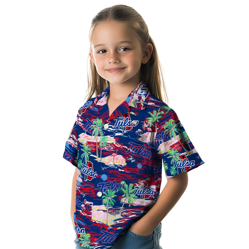 Tulsa Golden Hurricane Flamingo Retreat 2026 Hawaiian Shirt – Moonbestprint
