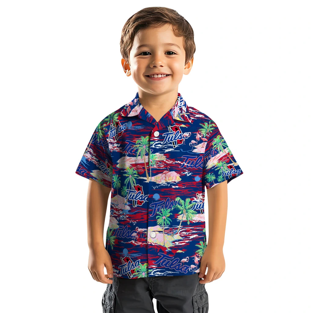Tulsa Golden Hurricane Flamingo Retreat 2026 Hawaiian Shirt – Moonbestprint