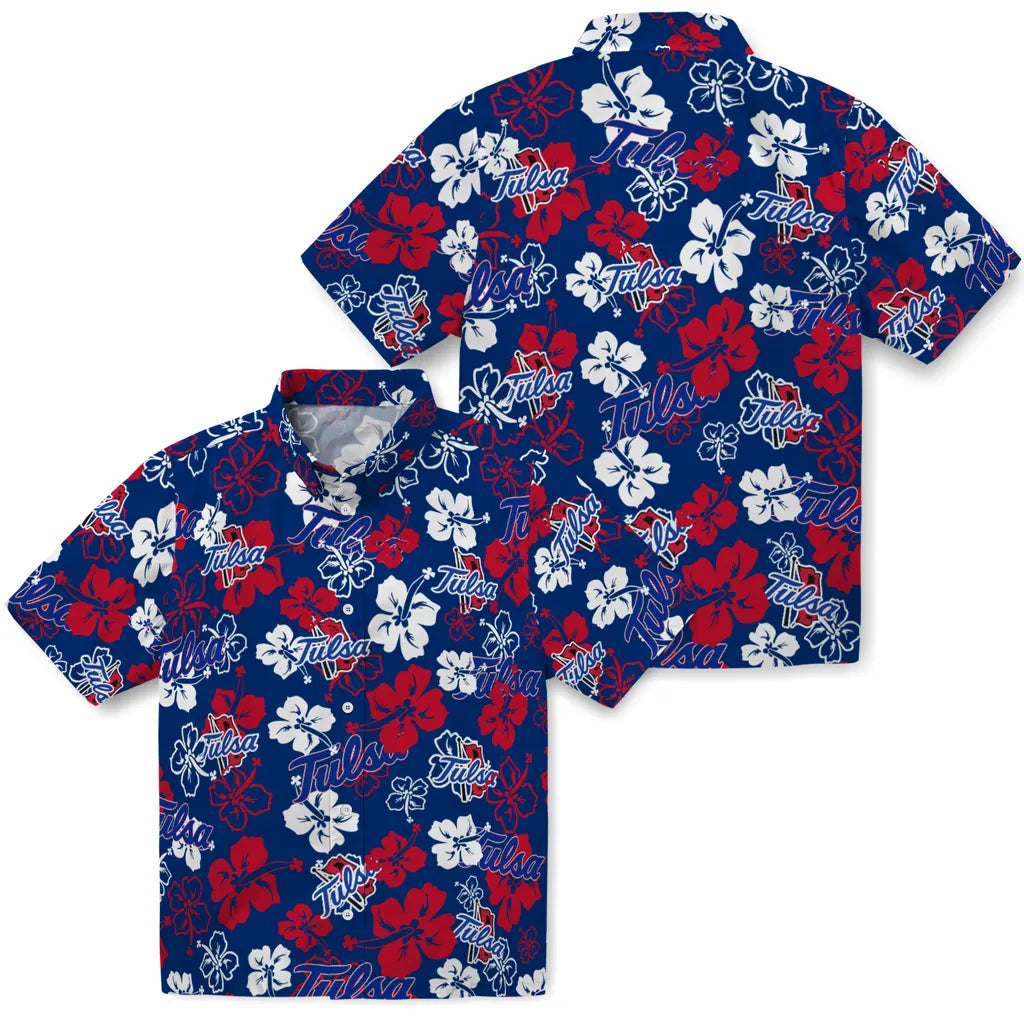 Tulsa Golden Hurricane Hibiscus Bloom Hawaiian Shirt – Moonbestprint