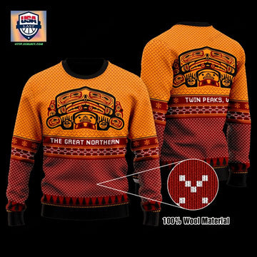 Twin Peaks The Great Northern Hotel Holiday Christmas Sweater ? Usalast