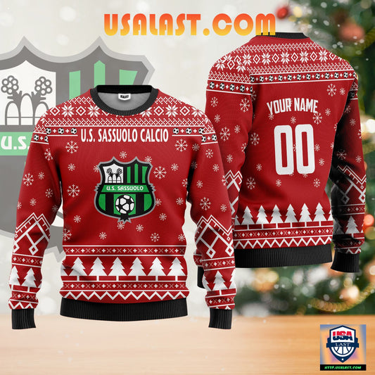 U.S. Sassuolo Calcio Personalized Ugly Christmas Sweater Red Version ? Usalast