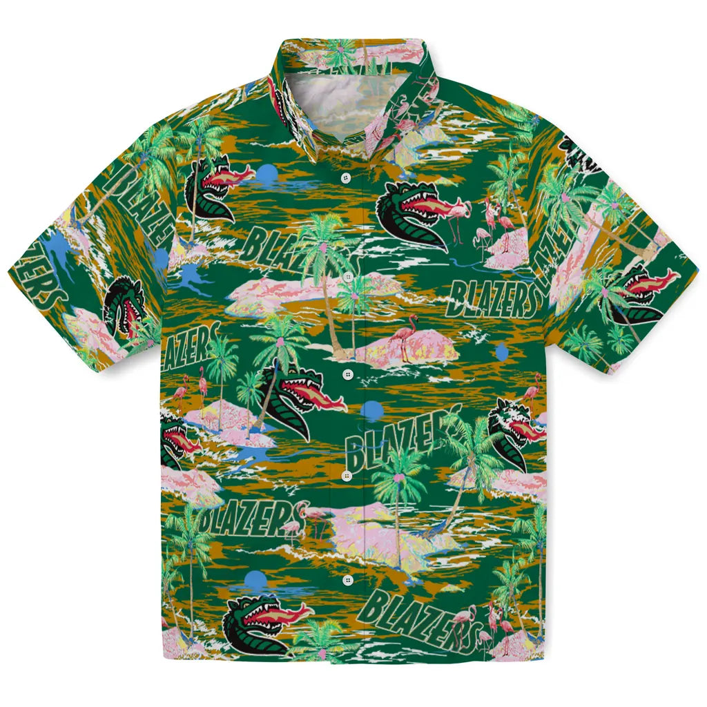 UAB Blazers Flamingo Retreat 2026 Hawaiian Shirt – Moonbestprint