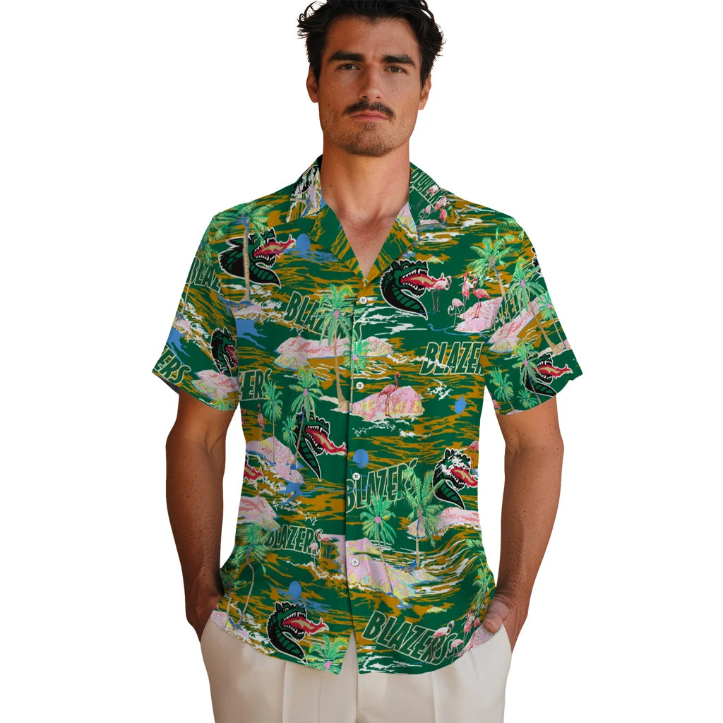 UAB Blazers Flamingo Retreat 2026 Hawaiian Shirt – Moonbestprint