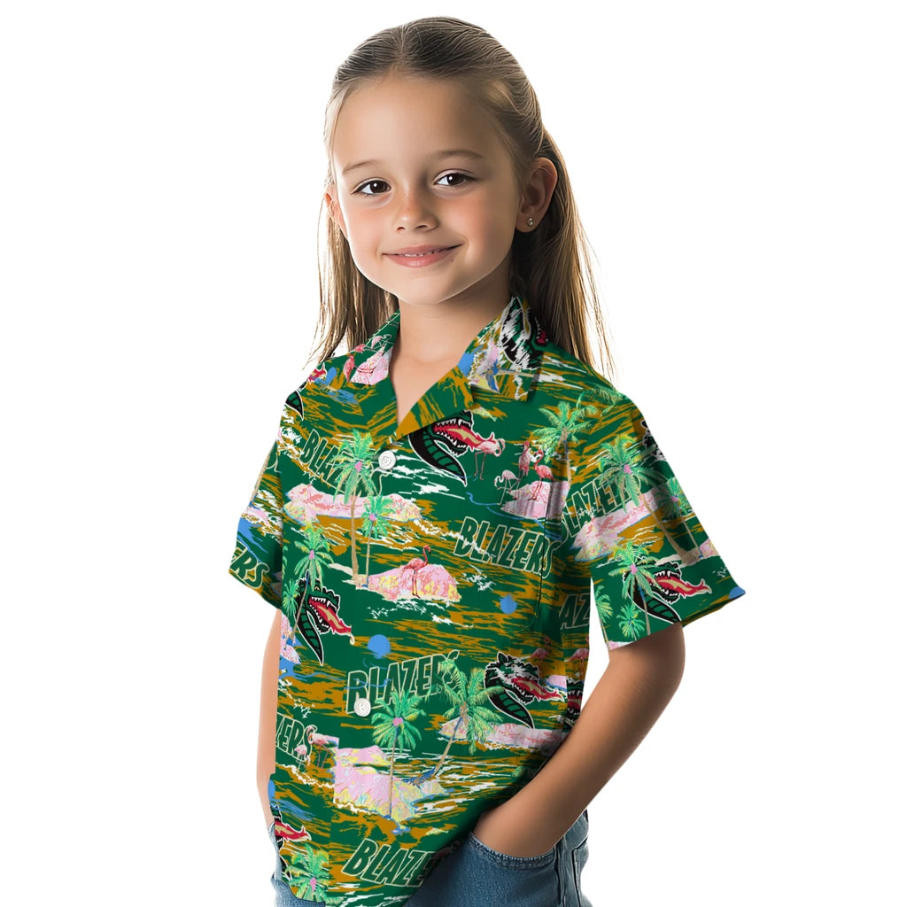 UAB Blazers Flamingo Retreat 2026 Hawaiian Shirt – Moonbestprint