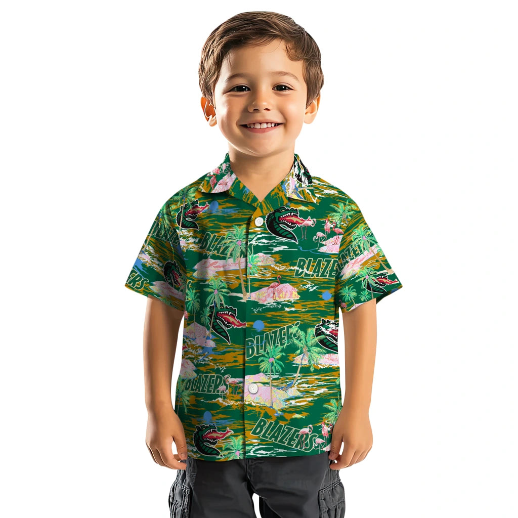 UAB Blazers Flamingo Retreat 2026 Hawaiian Shirt – Moonbestprint