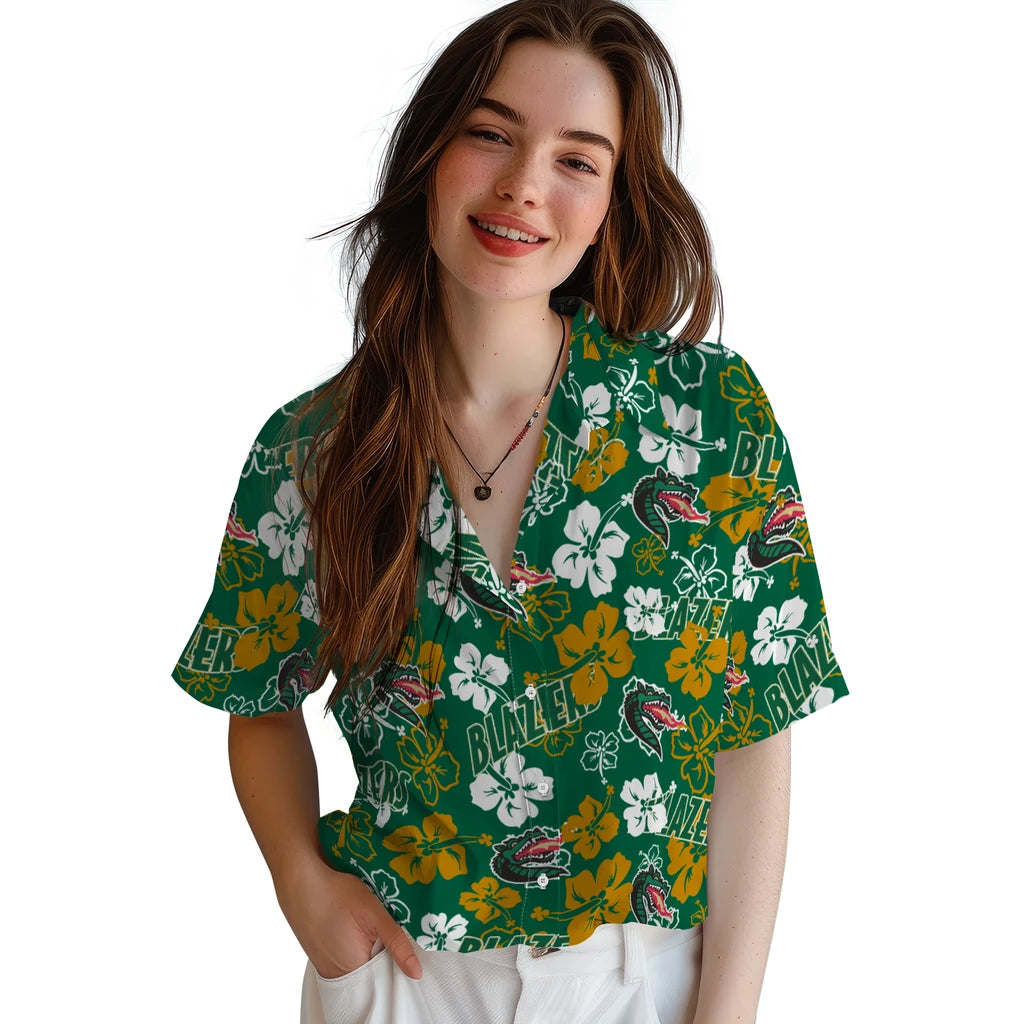 UAB Blazers Hibiscus Bloom Hawaiian Shirt – Moonbestprint
