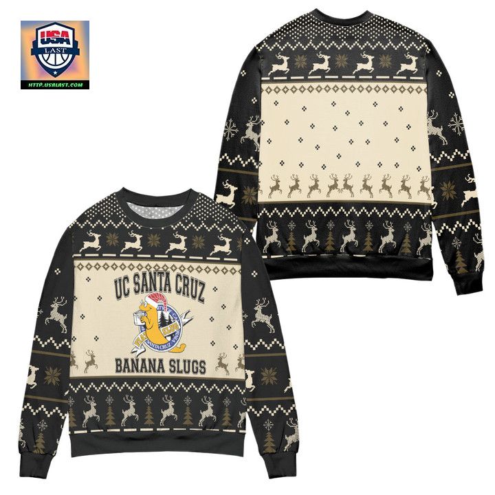 UC Santa Cruz Banana Slugs Ugly Christmas Sweater ? Usalast