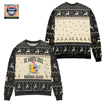 UC Santa Cruz Banana Slugs Ugly Christmas Sweater ? Usalast