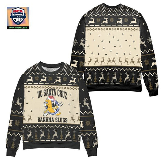 UC Santa Cruz Banana Slugs Ugly Christmas Sweater ? Usalast