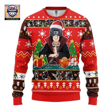 Uchiha Itachi Naruto 2 Ugly Christmas Sweater Amazing Gift Idea Thanksgiving Gift ? Usalast