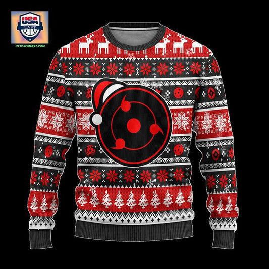 Uchiha Sharingan Anime Ugly Christmas Sweater Naruto Xmas Gift ? Usalast