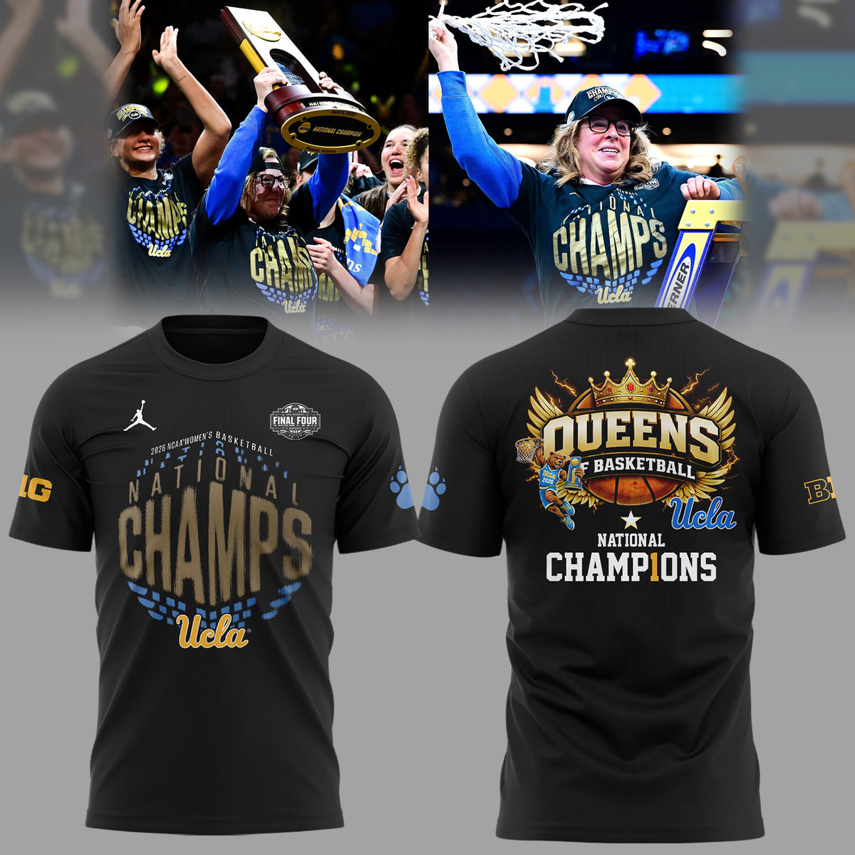 UCLA Basketball - Limited Edition 2026 WBB National Champions Champions Shirt | DV30 Moonbestprint