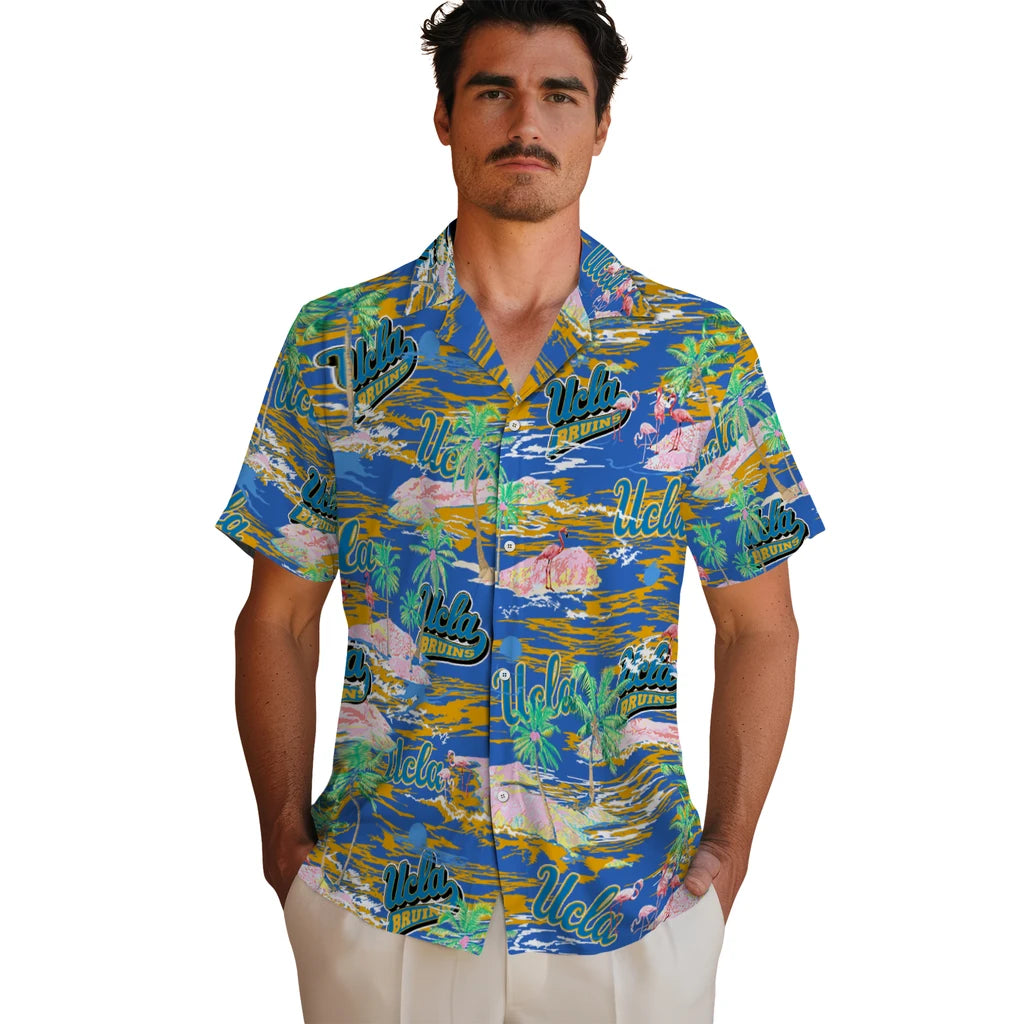 UCLA Bruins Flamingo Retreat 2026 Hawaiian Shirt – Moonbestprint
