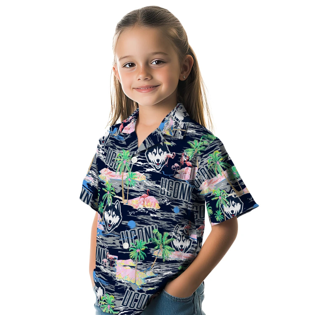 UConn Huskies Flamingo Retreat 2026 Hawaiian Shirt – Moonbestprint