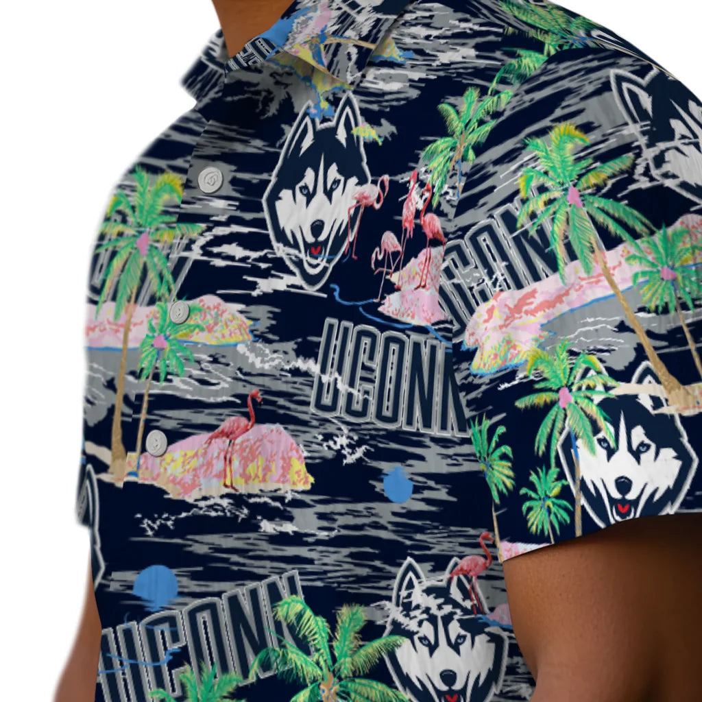 UConn Huskies Flamingo Retreat 2026 Hawaiian Shirt – Moonbestprint