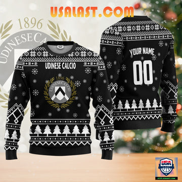 Udinese Calcio Personalized Ugly Christmas Sweater Black Version ? Usalast