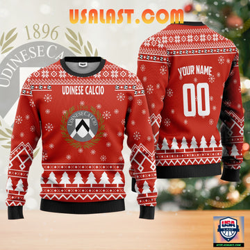Udinese Calcio Personalized Ugly Christmas Sweater Red Version ? Usalast