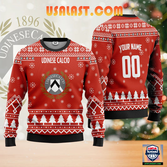 Udinese Calcio Personalized Ugly Christmas Sweater Red Version ? Usalast