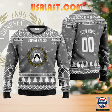 Udinese Calcio Personalized Ugly Christmas Sweater Silver Version ? Usalast