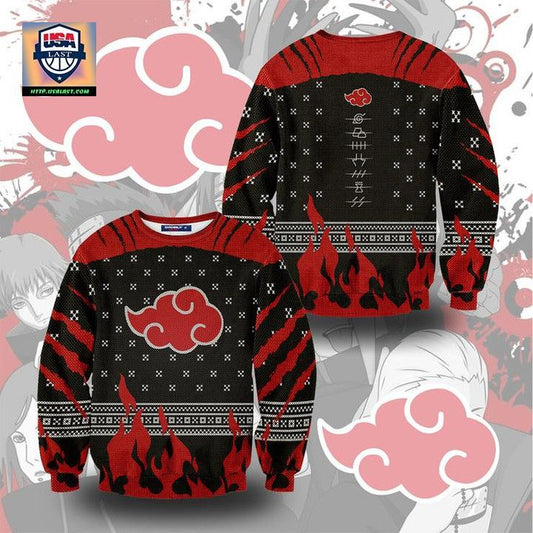 Ugly Christmas Sweater Naruto Anime Xmas Gift ? Usalast