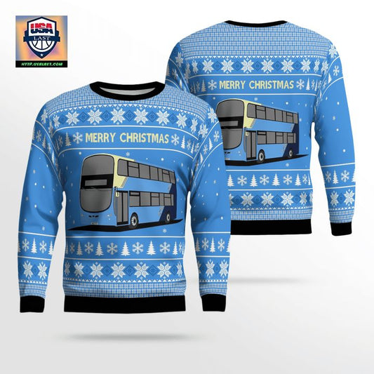 UK Double-Decker Bus Christmas Sweater 3D ? Usalast