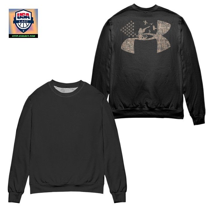 Under Armour Logo Ugly Christmas Sweater ? Black ? Usalast