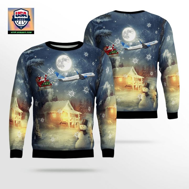United Airlines Boeing 737-924ER AOP Sweater ? Usalast