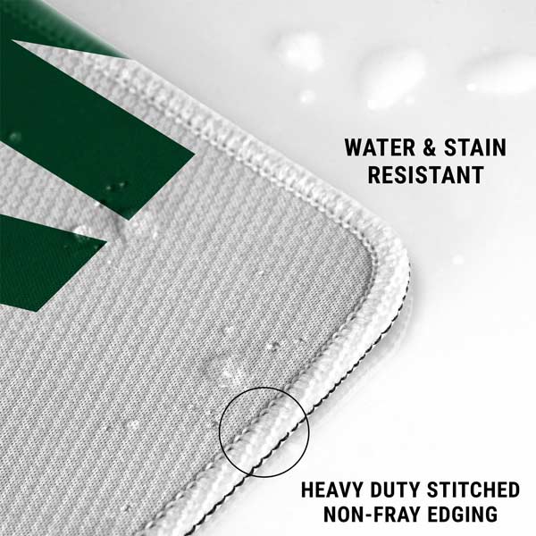 University of Miami White Jersey Gaming Mouse Pad Moonbestprint