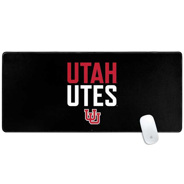 University of Utah Interlocking U Gaming Mouse Pad Moonbestprint