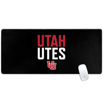 University of Utah Interlocking U Gaming Mouse Pad Moonbestprint