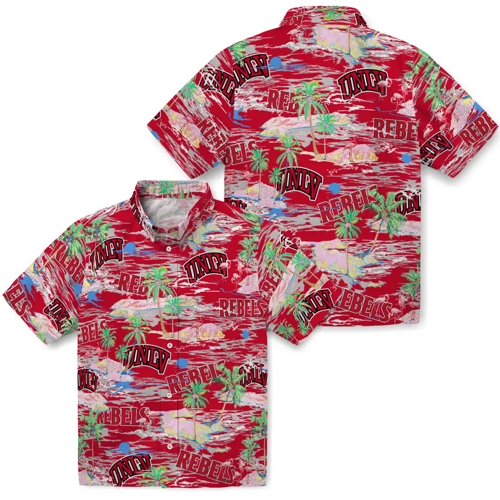 UNLV Rebels Flamingo Retreat 2026 Hawaiian Shirt – Moonbestprint