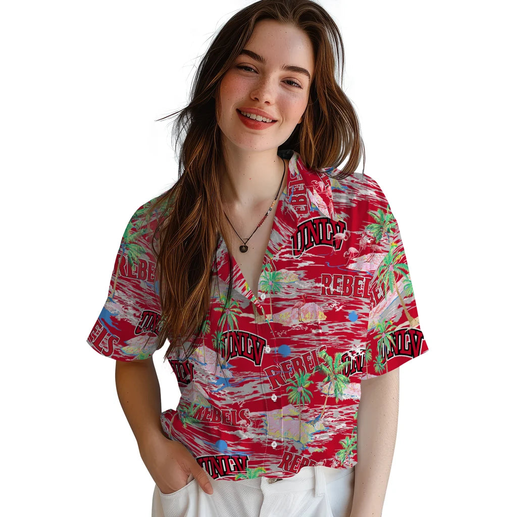 UNLV Rebels Flamingo Retreat 2026 Hawaiian Shirt – Moonbestprint