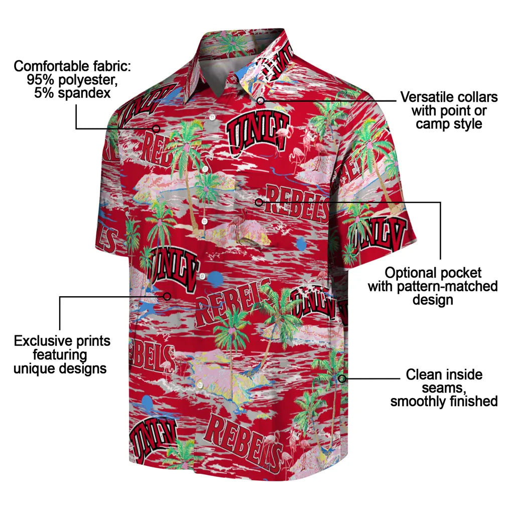 UNLV Rebels Flamingo Retreat 2026 Hawaiian Shirt – Moonbestprint
