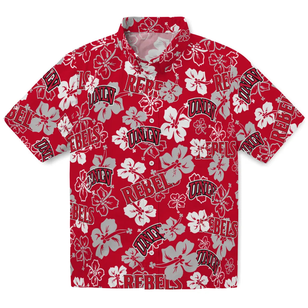 UNLV Rebels Hibiscus Bloom Hawaiian Shirt – Moonbestprint