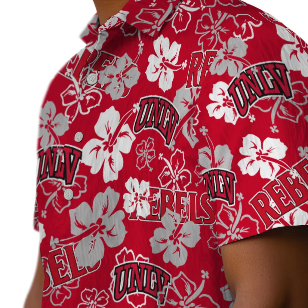 UNLV Rebels Hibiscus Bloom Hawaiian Shirt – Moonbestprint