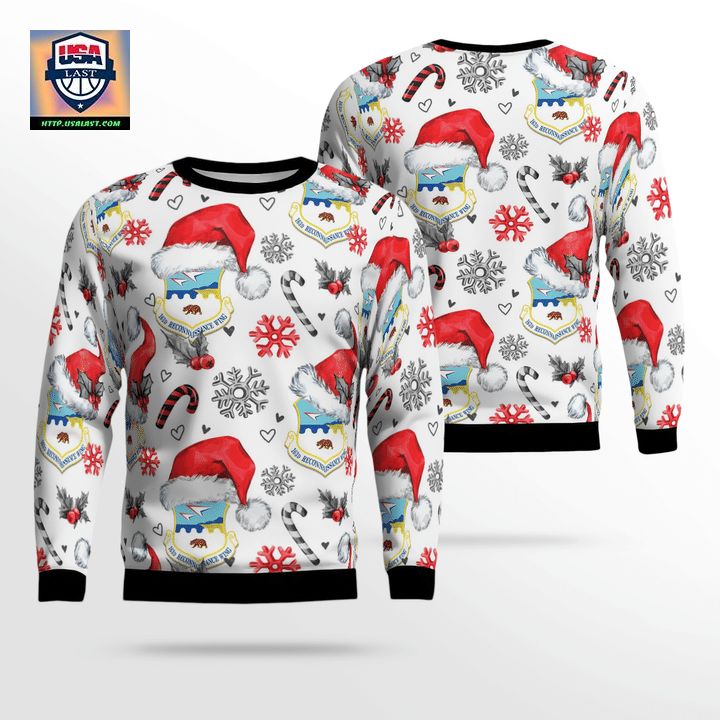 US Air Force California Air National Guard 163d Attack Wing Christmas Sweater 3D ? Usalast