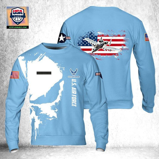US Air Force Fairchild Republic A-10 Thunderbolt II Sweater 3D ? Usalast