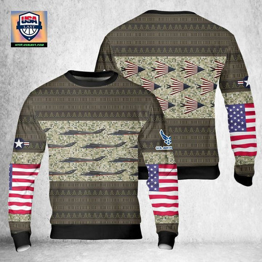 US Air Force Lockheed YF-117A Nighthawk US Flag Paint Scheme Sweater 3D ? Usalast