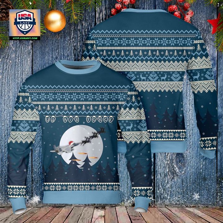 US Air Force McDonnell Douglas F-15 Eagle Christmas Sweater 3D ? Usalast
