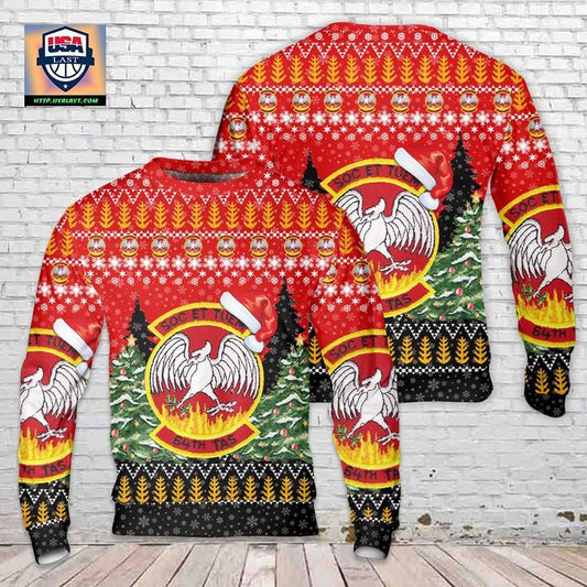 US Air Force Reserves 64th Tactical Airlift Squadron Christmas Sweater 3D ? Usalast