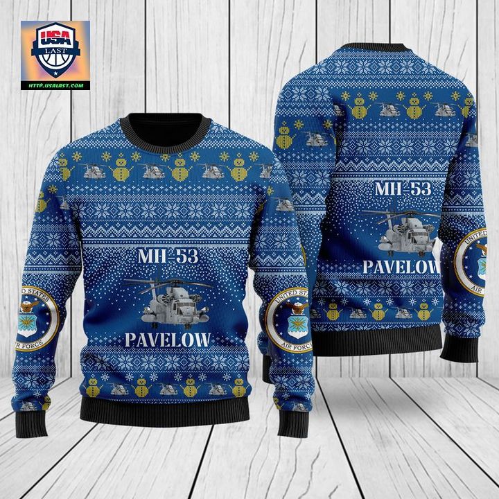 US Air Force Sikorsky MH-53 Pave Low Christmas Sweater 3D ? Usalast