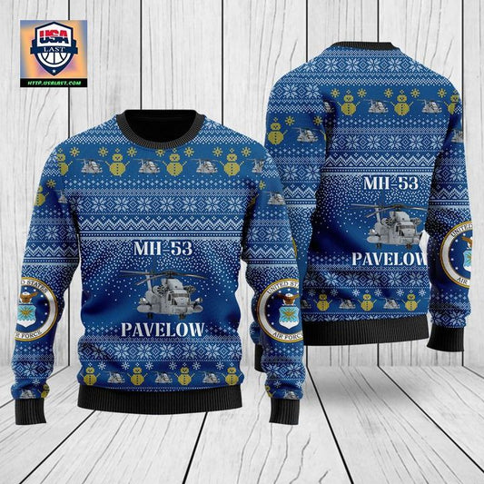 US Air Force Sikorsky MH-53 Pave Low Christmas Sweater 3D ? Usalast