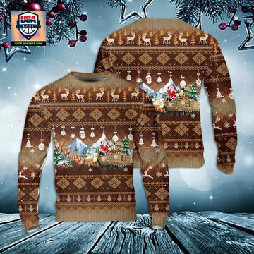 US Army M2A3 Bradley Christmas AOP Sweater ? Usalast