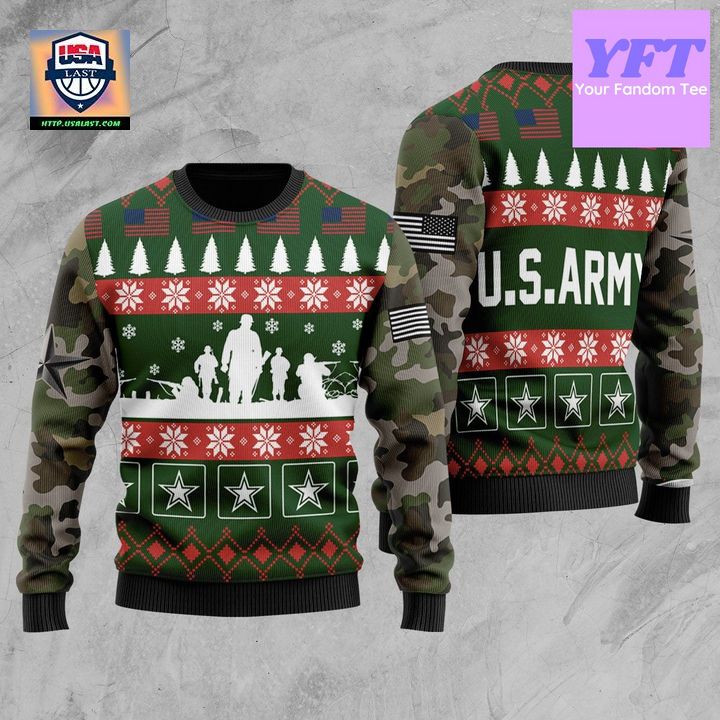 Us Army Military American Army Family Soldier Dad X Mas 3d Ugly Christmas Sweater ? Usalast