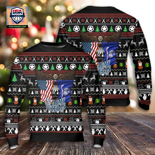 US Army Veteran Christmas Sweater 3D ? Usalast