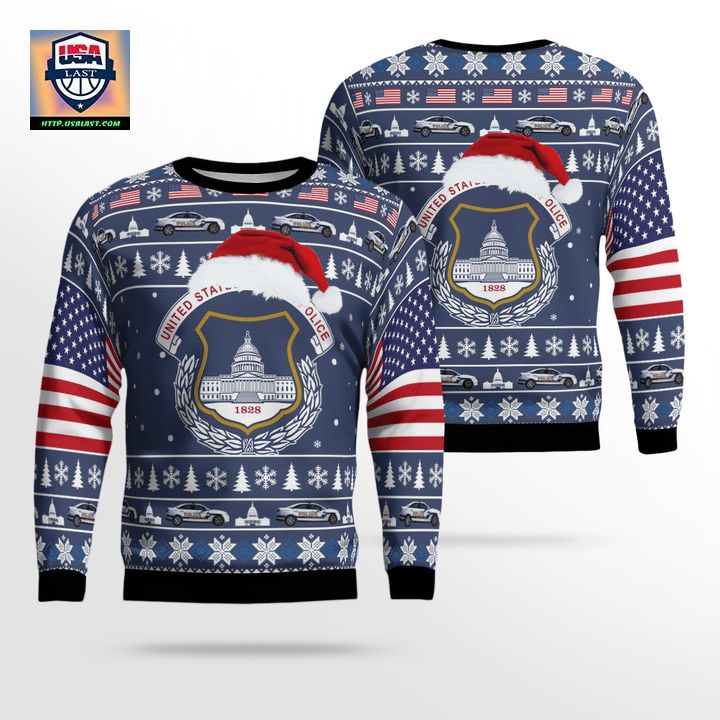 US Capitol Police Christmas Sweater 3D ? Usalast