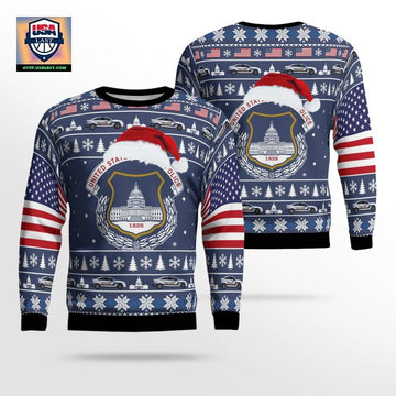 US Capitol Police Christmas Sweater 3D ? Usalast